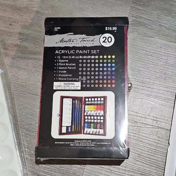 Acrylic Paint Set with Palette Knives - Picture 3 of 5